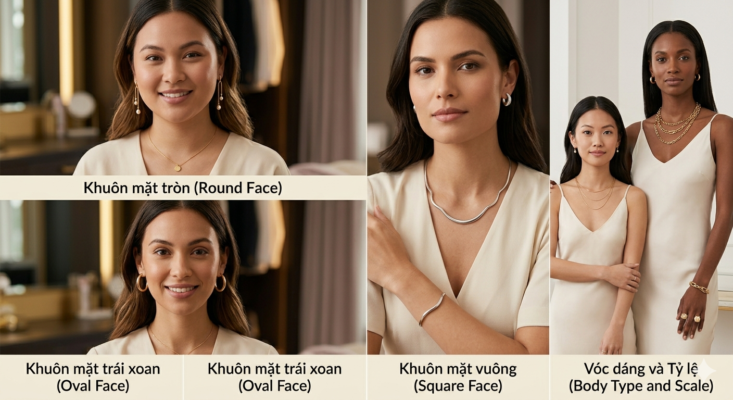 Khám Phá 5 Nghệ Thuật Cách Phối Trang Sức Với Trang Phục Để Nâng Tầm Khí Phá Chất Đẹp