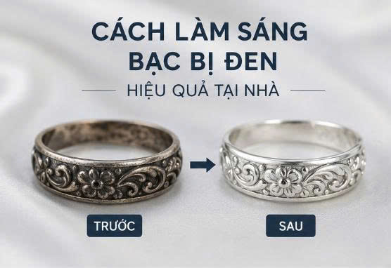 Cách Làm Sáng Bạc Bị Đen