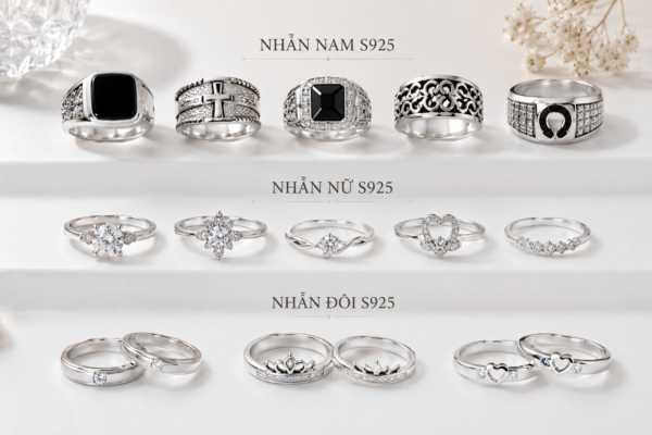 Nhẫn bạc S925 giá bao nhiêu
