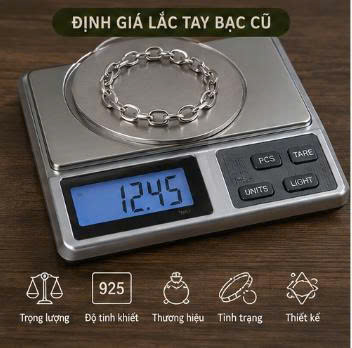 Thanh Lý Lắc Tay Bạc Cũ