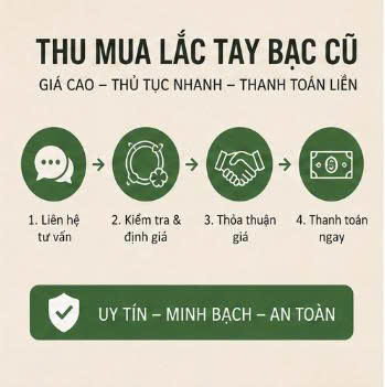 Thanh Lý Lắc Tay Bạc Cũ