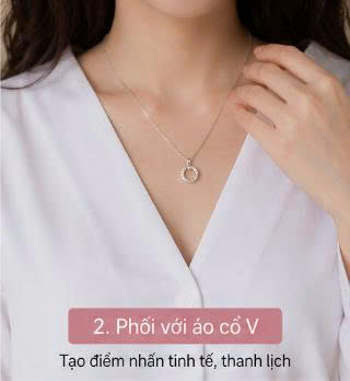 Cách Phối Đồ Với Dây Chuyền Bạc