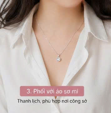 Cách Phối Đồ Với Dây Chuyền Bạc
