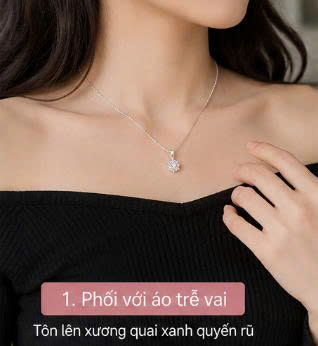 Cách Phối Đồ Với Dây Chuyền Bạc